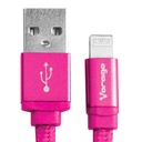  Vorago Cable Vorago Cab-119 Rosa Usb-apple Lightning Metro Rosa Bolsa
