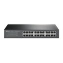 TPLINK Switch Gigabit no administrable de 24 puertos 10/100/1000 Mbps para escritorio/rack