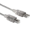 Cable de alta velocidad USB 2.0 Manhattan Plateado 4.5 M.