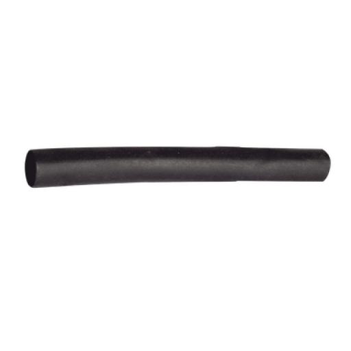 Syscom Tubo Termoencogible (Termofit) Negro de 1.2 m, 3/16 de Diámetro, Reduce de 2:1, Poliolefina.