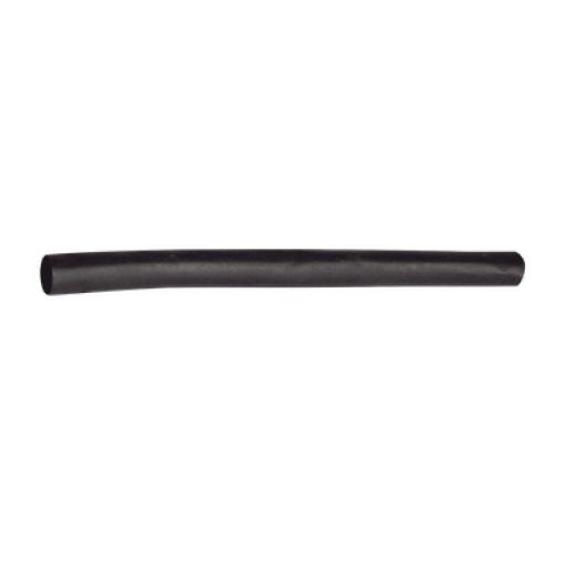Syscom Tubo Termoencogible (Termofit) Negro de 1.2 m, 3/4 de Diámetro, Reduce de 2:1, Poliolefina.