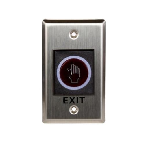 ZKTeco Botón de Salida Sin Contacto con CONTROL REMOTO / incluye un control remoto