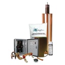 Total Ground Kit de Tierra Física modelo TG100K con Electrodo Magnetoactivo 67 x 17 cm, capacidad Max: 100 AMP