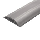 Thorsman Canaleta flexible gris de PVC auto extinguible,  (Rollo de 25mts.) (9300-05030)