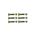 SYSCOM TOWERS Paquete de 6 tornillos grado 5 y tuercas tropicalizadas 1/4 x 1-1/4". Para STZ30/SCZ30/SCZ30P.
