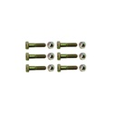 SYSCOM TOWERS Paquete de 6 tornillos grado 5 y tuercas tropicalizadas 1/4 x 1-1/4". Para STZ30/SCZ30/SCZ30P.