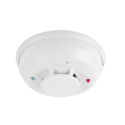 System Sensor Detector Fotoeléctrico de Humo de 4 Hilos con Sensor de Temperatura y Sirena Interconstruida, Serie i3