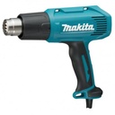 Makita Pistola de Calor de Temperatura Variable de 2 Niveles, Temperatura: 400/550°C de 1600W  (Incluye Maletín).