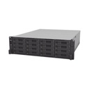 Synology Servidor NAS para Rack (3 U) de 16 Bahías (Expandible a 40 Bahías) / Hasta 720 TB / 16GB RAM / Servicio Nube Gratis (P2P) / Administración Remota y Respaldo Programado
