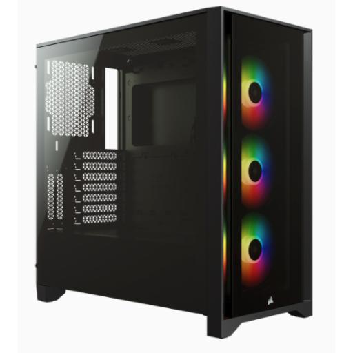 Gabinete Corsair iCUE 4000X RGB CC-9011204-WW MidiTower ATX Sin Fuente