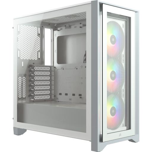 Corsair GABINETE CORSAIR ICUE 4000X RGB WHITE TG ATX CC-9011205-WW