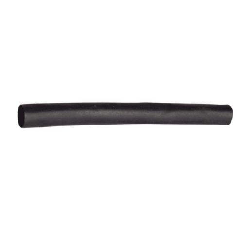 Syscom Tubo Termoencogible (Termofit) Negro de 1.2 m, 3/8 de Diámetro, Reduce de 2:1, Poliolefina.