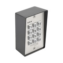 AccessPRO Teclado exterior/interior antivandálico, 3 relevadores, salida wiegand, 1200 usuarios