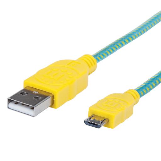  Manhattan Cable Manhattan Usb V20 A-micro B Textil Turquesaamari
