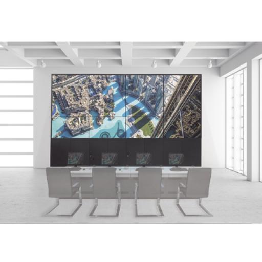 Hikvision Digital Technology Kit Videowall 4X3 / Incluye 12 Pantallas de 55" / Decoder / Base de Piso / Accesorios de Instalación