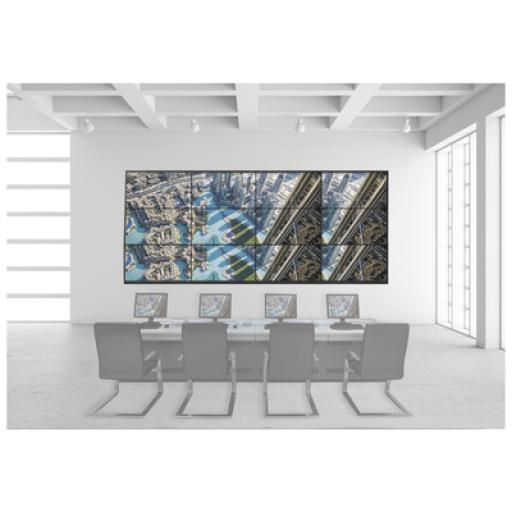 Hikvision Digital Technology Kit Videowall 4X3 / Incluye 12 Pantallas de 55" / Decoder / Bases de Pared / Accesorios de Instalación