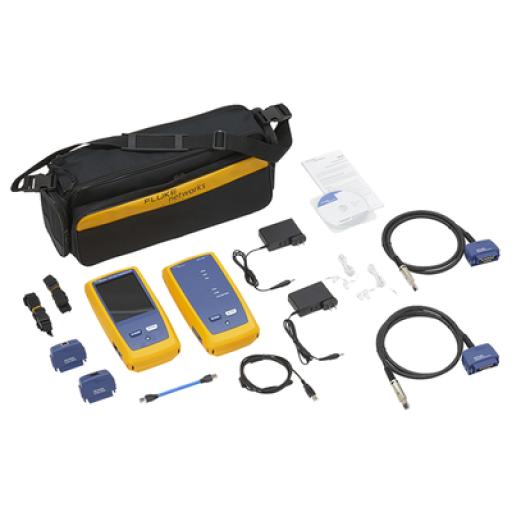 Fluke Certificador DSX-602 para Cable de Cobre Cat5e, Cat6 y Cat6A, Frecuencia de 500 MHz, Con WiFi Integrado y Pantalla LCD de 5.7 in, Versión Internacional