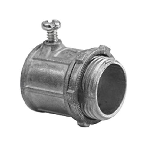 ANCLO Conector de 1" para Tubo Pared Delgada con Tornillos Opresores.