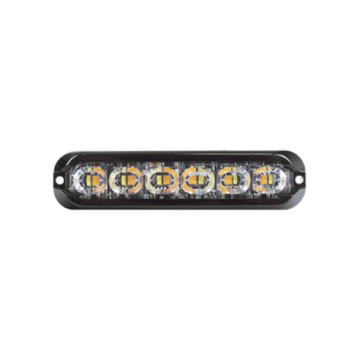 ECCO Luz perimetral , 12 LED Ultra Brillantes, Dual Color Ambar / Claro