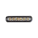 ECCO Luz perimetral , 12 LED Ultra Brillantes, Dual Color Ambar / Claro