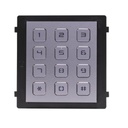 Hikvision Digital Technology Módulo de Teclado para Frente de Calle  Modular / Desbloqueo de Puerta Mediante Código / Llamada a monitor.