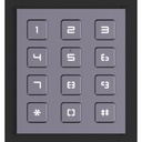 Hikvision Digital Technology Módulo de Teclado para Frente de Calle  Modular / Desbloqueo de Puerta Mediante Código / Llamada a monitor.