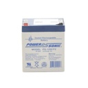 Power-Sonic Batería 12V, 5AH, Para Respaldo, Tecnologías AGM/VRLA, 5 Años Vida Útil, Terminales F2, Reconocida UL 