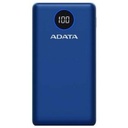Cargador Portátil Adata P20000QCD, 20.000mAh, Azul