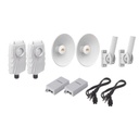 Mimosa Networks Kit de 2 radios B5X con kit de antenas (20dBi), rango de frecuencia extendida (4.9 a 6.4 GHz),  incluye inyector POE, cable de alimentación y 2 FLEXIMOUNT-XL para alineación, distancia de hasta 8 km