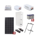 Syscom Kit Solar de 35 W con PoE 802.3af y PoE Pasivo 24 Vcc para una Cámara IP y un Radio Ubiquiti airMAX o Cambium ePMP.