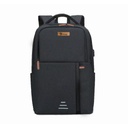 Stylos MOCHILA SMART STYLOS NEGRA IMP