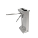 AccessPRO (MOTORIZADO, SIN CONTACTO),Torniquete Industrial en Acero Inoxidable, Bidireccional, USO RUDO, Espacio para Lectora de Proximidad