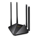 Mercusys Router inalámbrico AC1200 / 2 Puertos LAN 10/100/1000 / 1 Puerto WAN 10/100/1000 /  Tecnología MU-MIMO y Beamforming /   4 Antenas de 5 dBi