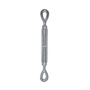 SYSCOM TOWERS Tensor de 1/2" x 6" Acero Forjado OJO-OJO Galv. Inmersión en Caliente (Carga Max. 2200 Kg).