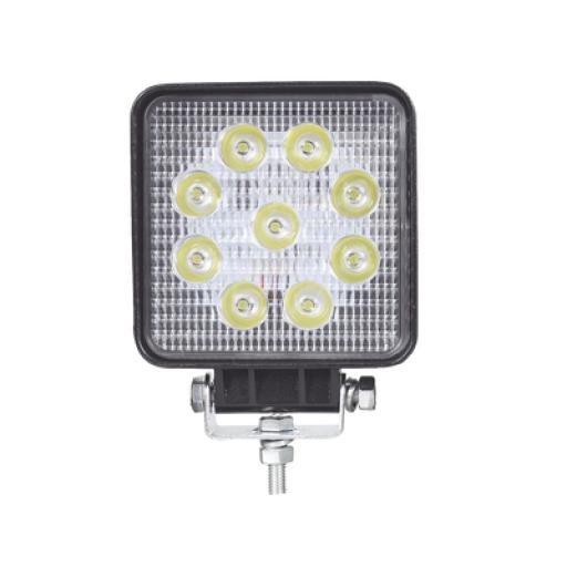 EPCOM INDUSTRIAL SIGNALING Luz de trabajo de 9 LED , 2300 Lúmenes, 27 Watts, 10-30 Vcc, IP67