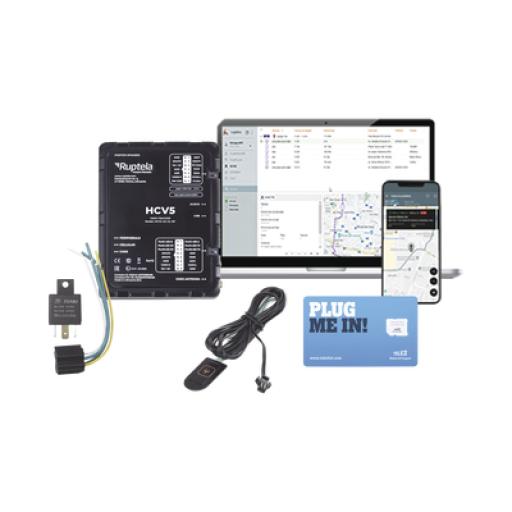 Ruptela Kit de Localizador 4G LTE / Incluye 1 MICROSIM30M2M + 1 VOUCHER1M + 1 EPCOMGPSMENSUAL + 12VRELAY + Botón SOS