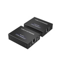 Epcom Kit EXTENSOR USB 2.0 de 4 Puertos para Distancias de Hasta  150 m / Soporta USB 2.0, USB 1.1 y USB 1.0 / UTP Cat 5e/6/6a/7 / Soporta Switch Gigabit / Ideal para Cámaras WEB, Impresoras, Escáner, Memorias, Mouse, etc.