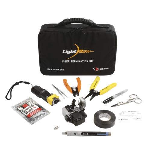 Siemon Kit de Herramienta "LightBow" para Terminación de Conectores de fibra óptica Pre-pulidos LC/SC, Monomodo o Multimodo