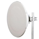 Jirous Antena parabólica 3 ft para radio B11, ganancia de  37.5 dBi conector guía de onda, 10.1-12 GHz, 0.9 m