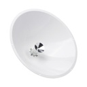Jirous Antena direccional de Alto Rendimiento/ Parábola profunda para mayor aislamiento al ruido / 24.5 dBi / (4.9 - 6.4 GHz) / Filtro para mayor aislamiento de señal / Conectores N-Hembra / Fácil Montaje y Soporte de acero inoxidable / Rado