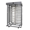 AccessPRO Torniquete Sencillo / Cuerpo Completo / Interior/Exterior / 100% Acero con Pintura Gris / EJE CENTRAL de Acero Inoxidable /Acabado de Lujo / Alto Tráfico