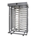 AccessPRO Torniquete Sencillo / Cuerpo Completo / Interior/Exterior / 100% Acero con Pintura Gris / EJE CENTRAL de Acero Inoxidable /Acabado de Lujo / Alto Tráfico