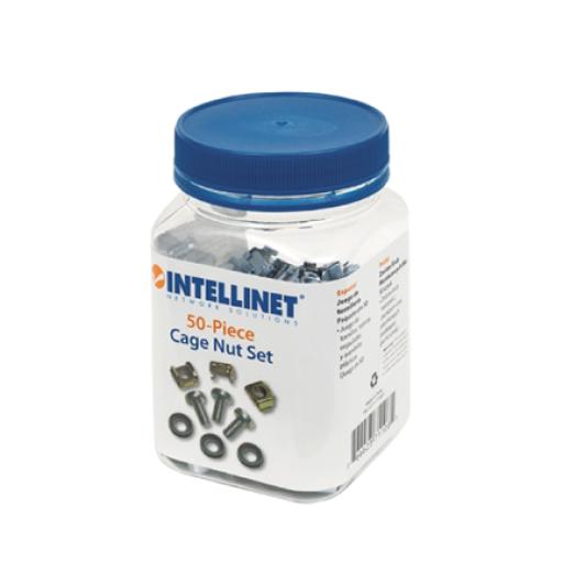 [INTELLINET_711081] Intellinet 711081 accesorio de bastidor Juego de tornillos con tuercas enjauladas