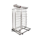 AccessPRO Torniquete Sencillo / Cuerpo Completo / 100% Acero Inoxidable / Diseño Elegante