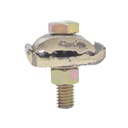 LINKEDPRO BY EPCOM Conector para 2 Cables (4 - 2/0) a Superficie Plana o Barra.