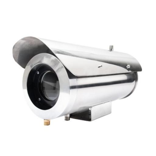 SYSCOM VIDEO Gabinete para Cámaras Tipo Box (Profesional) / Para Altas Temperaturas (hasta 250º C) / Sistema de Enfriado por Agua