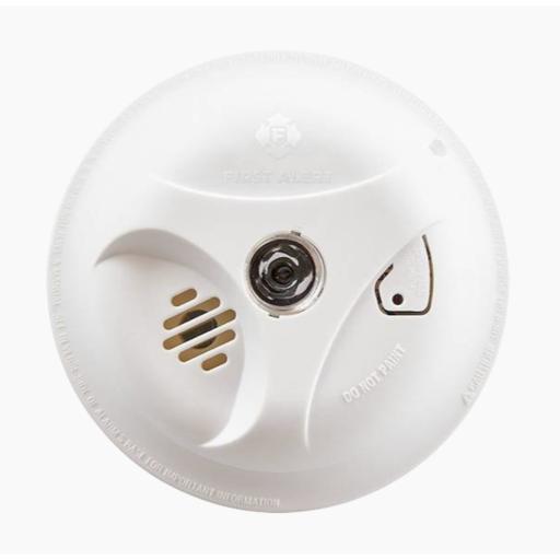 [FIRSTALERT_SA304CN3] First Alert Detector de Humo Autónomo, No Requiere Panel, LED de Escape, Sensor por Ionización, Batería 9 V reemplazable  