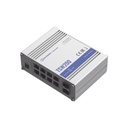 Teltonika Switch Industrial No-Administrable 8 puertos Gigabit PoE 802.3af/at, 2 puertos SFP