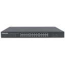 Intellinet Switch de 24 Puertos Gigabit Ethernet con 2 puertos SFP