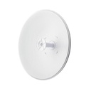 Ubiquiti Networks Antena Direccional airFiber X, ideal para enlaces Punto a Punto (PtP), frecuencia 3 GHz (3.3 - 3.8 GHz) de 26 dBi slant 45